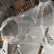 Set as transparent acrylic tube acrylic flange pipe connected with organic glass tube upper and lower flange