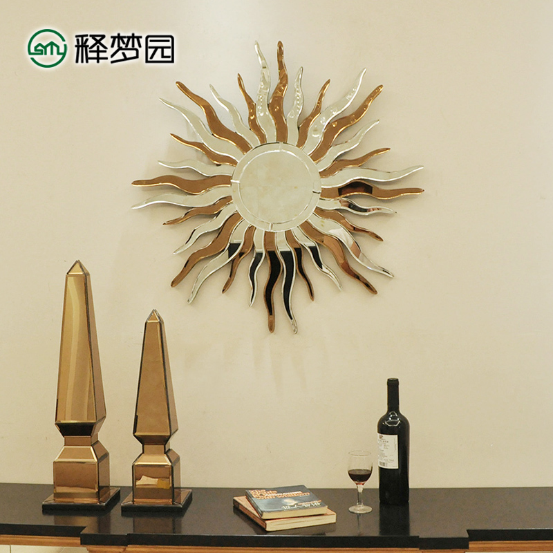 Eurostyle Sunglasses Wall-mounted Mirror Shooting Props Storefront Furnishing Decorations Home Furnishing Genguan Mirror 2003