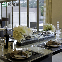 Mirror Vase Flower Pot Flower Shelf Adornment Gift Glass Accessories Neoclassical Postmodern D1110