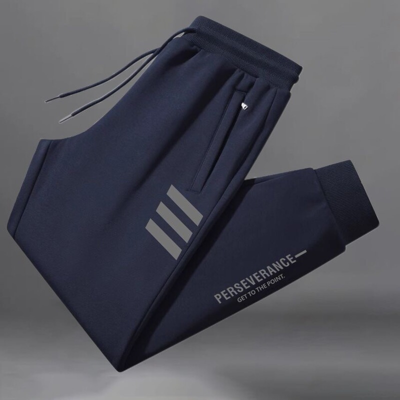 Hong Kong Trendy Men's Long Pants Summer Men's Sports Pants Casual Trousers 2026 Spring and Summer New Style for Young and Middle-Aged Men with Jogger Cuffs