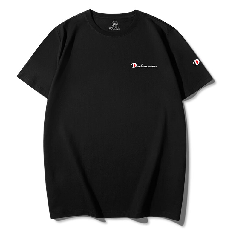 Hong Kong Trendy Brand 2026 New High-End Summer Thin Cotton Short-Sleeve T-Shirt for Men, Plus Size Clothing for Overweight Men