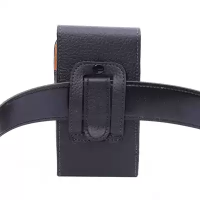 Vertical mobile phone hanging running bag clip wear belt 4 7 inch 5 5 inch 6 inch universal male elderly leather belt bag