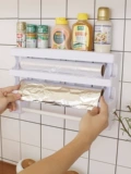 Кухонная бумажная стойка Roll Round Бесплатная удара для творческого холодильника на боковой подвесной полки