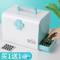 Medicine Box Home Large Size Large Capacity Drug Storage Box Portable Baby Baby Medical Case Medical Case Medicine Box