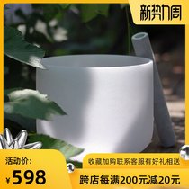  Special Promotion Micro-flaws 18-inch Crystal Bowl Healing Singing Bowl Singing Meditation Percussion Bowl Sound therapy Meditation