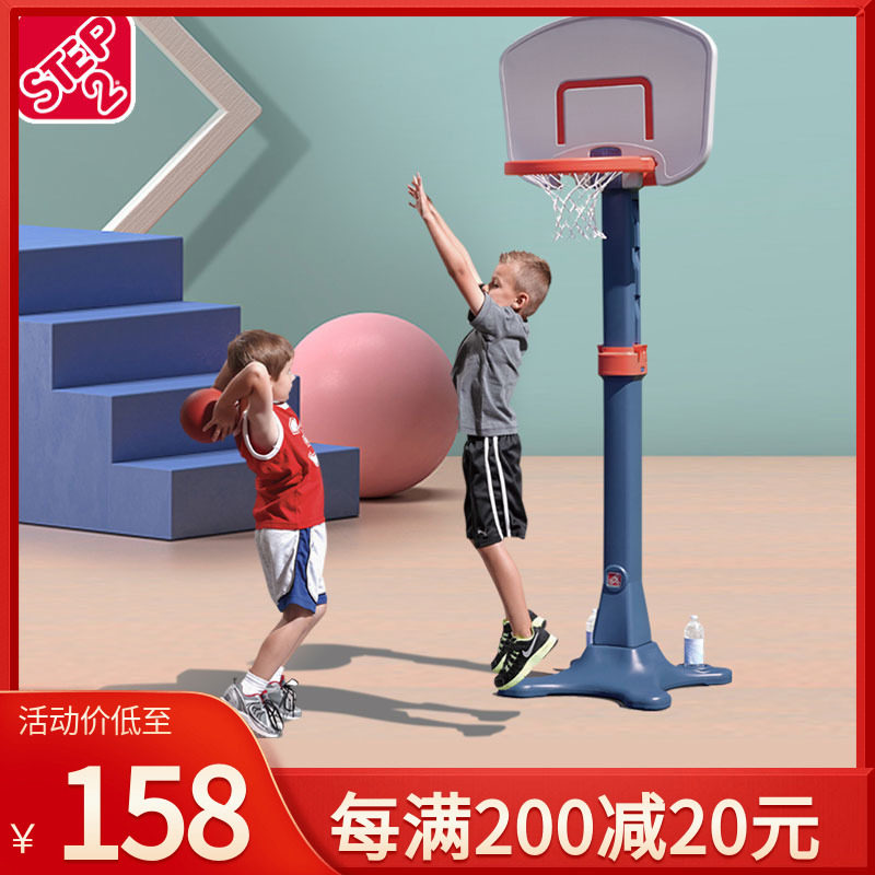 American STEP2 adjustable lift basketball stand children indoor outdoor sports toy baseball golf suit 
