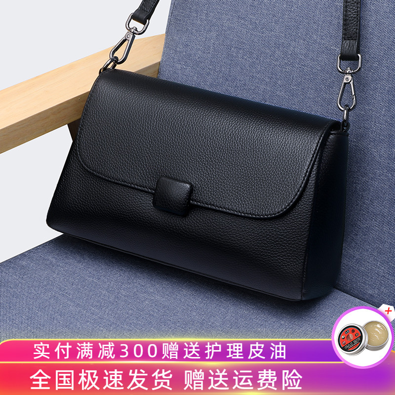 Женская кожаная сумка-мессенджер из мягкой воловьей кожи, модная сумка для мамы, новинка 2025 года, летняя женская молодежная сумка большой емкости, маленькая