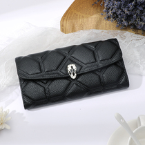 Wallet women long leather 2021 new large capacity ladies simple fashion diamond design multifunctional hand bag