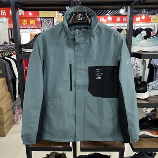 乔丹男立领梭织风衣夹克外套宽松版薄绒休闲上衣外套FFD13233430