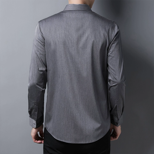 Демисезонная цветная трендовая рубашка для отдыха, 2023, облегающий крой, в корейском стиле