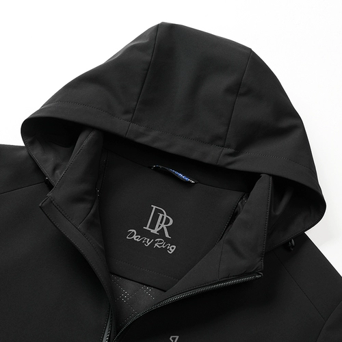 Мужская осенняя куртка, длинное пальто, толстовка с капюшоном для отдыха, для мужчины среднего возраста