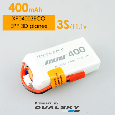 DUALSKY DOUBLE DAY XP04003ECO 11 1V400mAh3S1P30C 5C