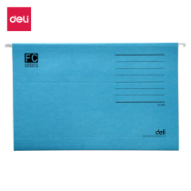 Deli 5469 hanging labor clip FC color hanging quick labor clip 3-inch hotel classification folder