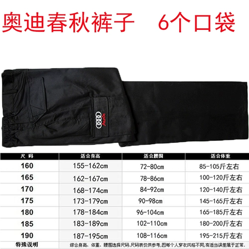 Audi, современные летние износостойкие штаны для работы