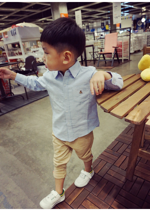 Chemise garcon à manche longue - Ref 2074133 Image 27