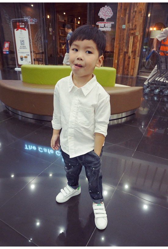 Chemise garcon à manche longue - Ref 2074684 Image 28