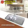 304 household stainless steel kitchen sink drain plate double sink thickened with plate on the table wash basin