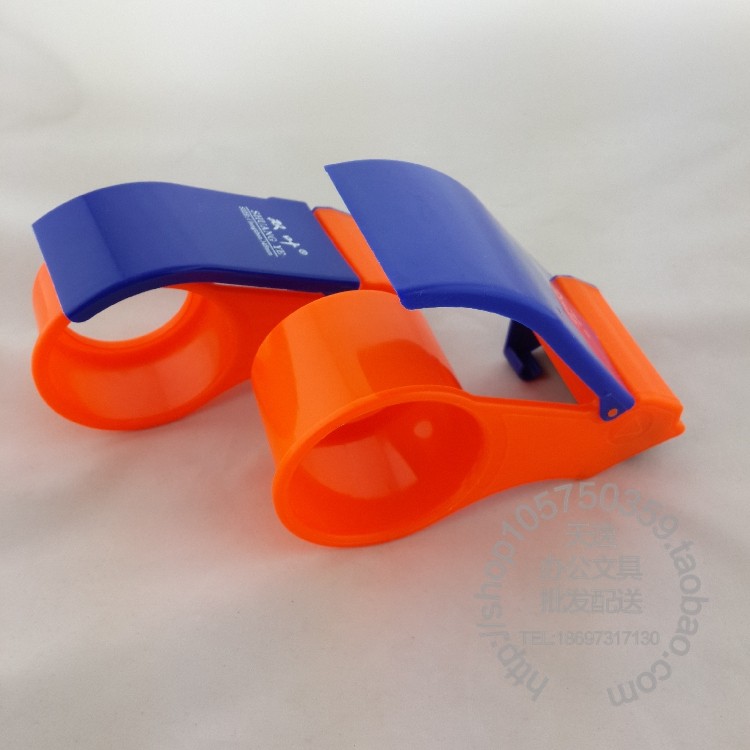 Double leaf sealing tape cutter Plastic transparent tape sealer 4 8CM 5 5CM wide red basket baler