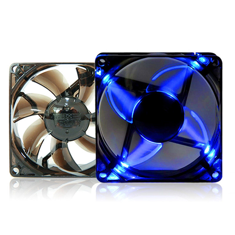 Overclocking Three F126B Black Crystal Silent Host Shell Fan 12 cm Low noise High Wind volume Removable Wash fan