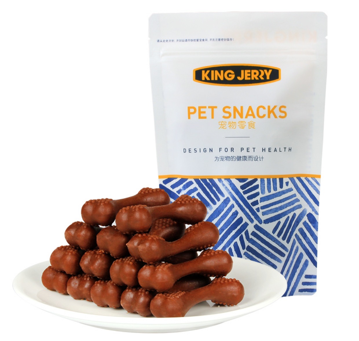 Kingjerry mol răng xương 150g trà xanh sữa bò mol răng xương chó nhai chó bánh chó