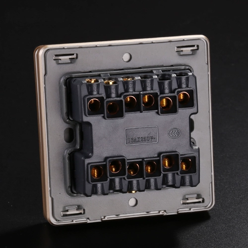 Настенный двойной переключатель, световая панель