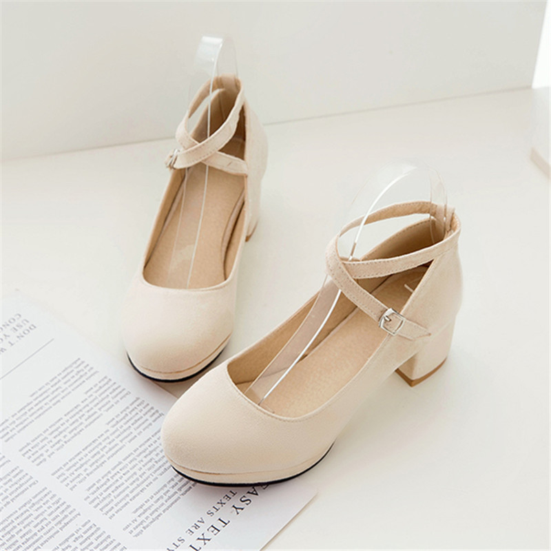 Elegant with a Cheongsam! Round-Toe Evening Style Mary Janes, Gentle High Heels to Match Dresses, Small Leather Shoes, Chunky Heel Pumps