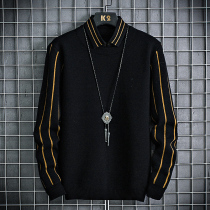 Winter sweater mens thickened trend fake two shirts collar mens winter clothing to lead sub-beat underweaters