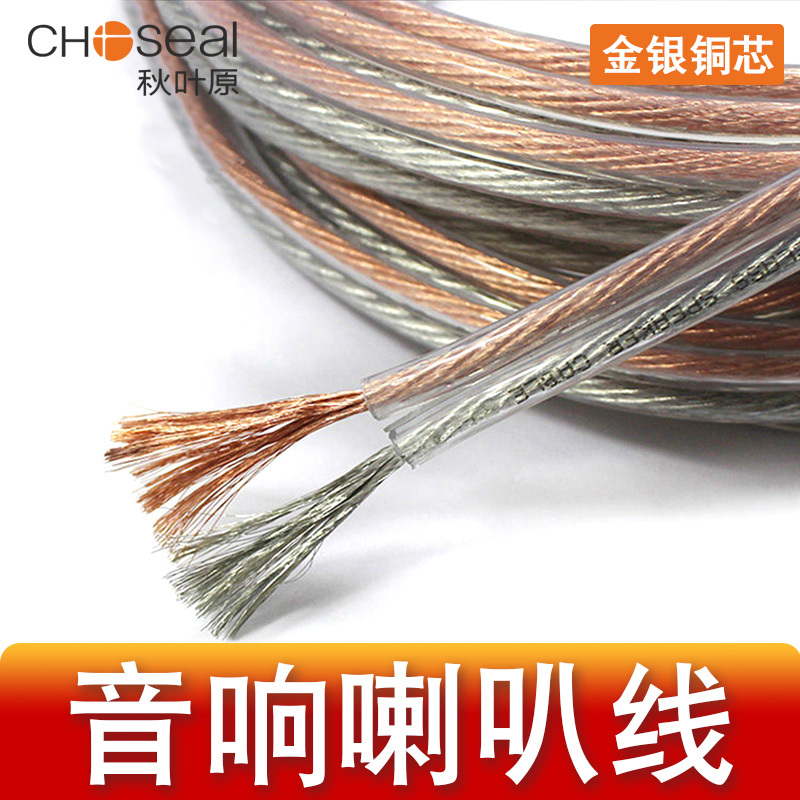 Akihabara Audio Cable Pure Copper Speaker Cable Professional-Grade Audiophile Audio Cable Surround Amplifier Gold and Silver Speaker Cable Akihabara Audio Cable Pure Copper Speaker Cable Professional-Grade Audiophile Audio Cable Surround Amplifier Gold and Silver Speaker Cable