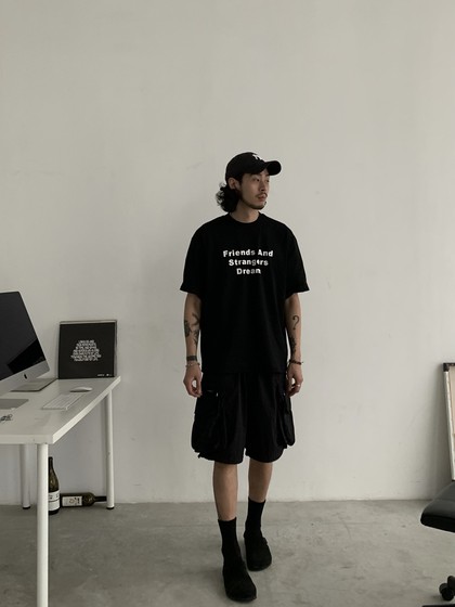 NKNOTS美式复古防水宽松伞兵工装短裤男女日系廓形潮牌休闲五分裤