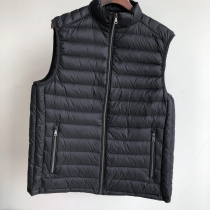 Outdoor peak windproof rainproof lightweight autumn and winter new foreign trade mens loose collar down vest vest