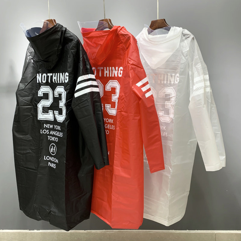 High-value raincoats can also be so good-looking men and women waterproof and rainproof cycling poncho practical adult raincoat