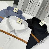 Company goods outside Tencel Bamboo fiber iron-free long-sleeved shirts mens high-end business casual silky short-sleeved shirts