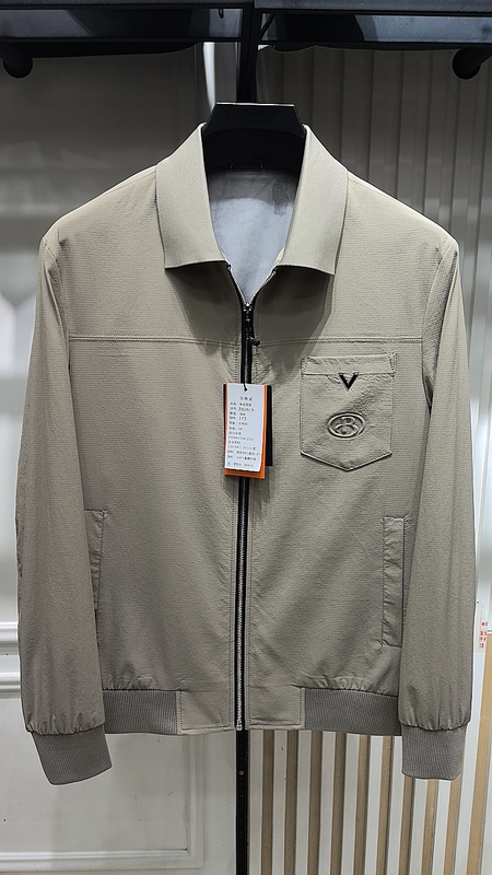 2026 Spring New Style Turn-Down Collar Anti-Wrinkle Jacket Thin Single-Layer Short Business Casual Solid Color Dad's Top 2026 Spring New Style Turn-Down Collar Anti-Wrinkle Jacket Thin Single-Layer Short Business Casual Solid Color Dad's Top