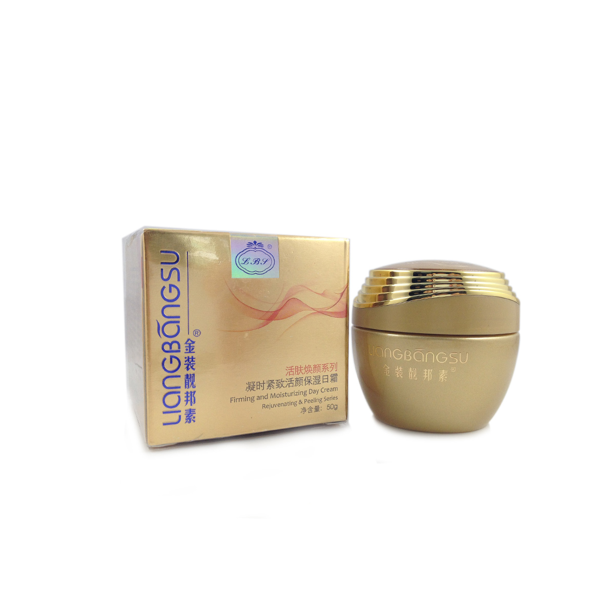 正品 活肤焕颜系列 靓邦素金装凝时紧致活颜保湿日霜50g 保湿抗皱