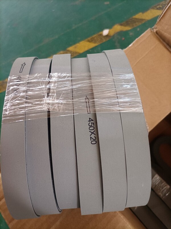 Leather Case Machine Four-Sided Machine Belt, Double-Sided Gray Film Base Belt, Gluing Machine Belt, Factory Direct Sales