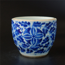 Xiao=Yun Qing Qianlong blue and white cylinder Full-product porcelain Porcelain literati porcelain art collection