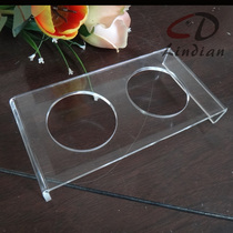 Acrylic rack cup cup glass frame glass frame display frame punched U-frame coffee rack test tube bracket