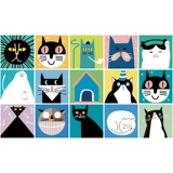 Мультяшная наклейка, термостойкая самоклеющаяся плита, водонепроницаемые самоклеющиеся обои на стену, увеличенная толщина