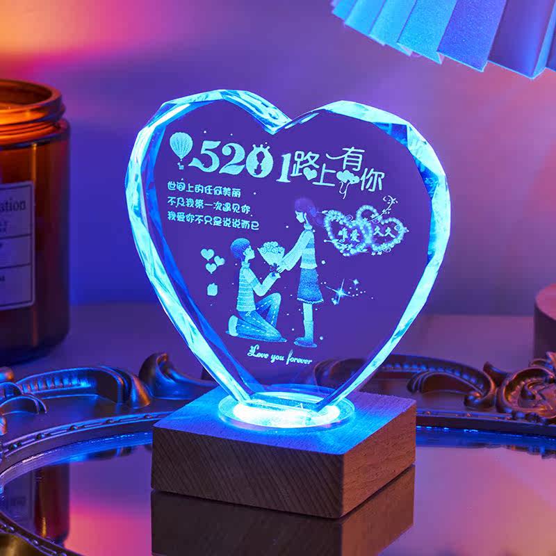 520 Valentine's Day Creative Gift Birthday Gift Lovers Romantic Table White Advanced Sensations Send men and women friends and girlfriends