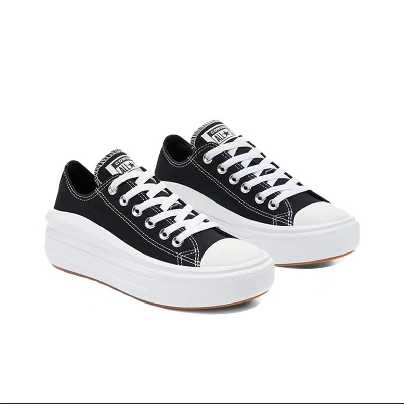 Converse All Star Cloud Thick-Soled Height-Increasing Canvas Shoes, Lightweight and Versatile 570256 570257C