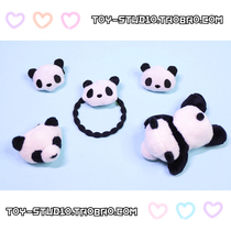 Young Girl Hearts Cartoon Panda Paparazzi Accessories of the Cute Days Ensemble Creative Soft-girl ornaments Brooch Needles Do Nt Ring Women