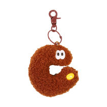 ins girl heart popular letter plush pendant Japanese cute soft sister couple creative English text bag hanging