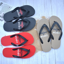 Thai little monkey male European and American British owl personality tide anti-skid bottom beach padded Flip-flops sandals