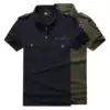 Summer outdoor casual clothing men's lapel cotton short-sleeved loose T-shirt 101 Airborne Division physical training half sleeve