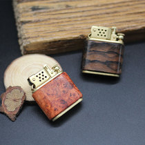 Kerosene lighter solid wood pure copper Zorro personality custom-made creative retro mens gift for boyfriend