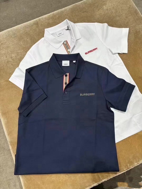 Domestic In-Stock Burberry Men's Logo Short-Sleeve Polo Shirt T-Shirt
