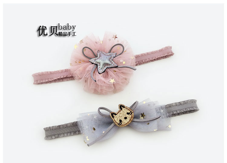 Tóc cho bé gái công chúa trẻ sơ sinh 0-12 tháng -3 tuổi Phụ kiện tóc Hàn Quốc nơ bé đầu headband cây trâm cài tóc