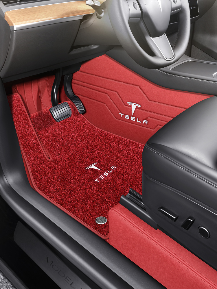 2023 Tesla model girl model3 footbed mullet y360 airsoft bag full surround genuine leather footbed-Taobao