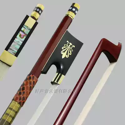Violin bow Brazilian wood violin bow bow rod straight elasticity good natural horsetail hair good quality