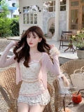 Creamysweet Romantic Summer Fresh Fresh Flower Studius Top Юбка женская кружевная юбка